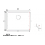 Shigeru JSS-K 2F FS 多用途不銹鋼單鋅盤